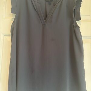 J. Crew Charcoal Sleeveless Blouse EUC size 14